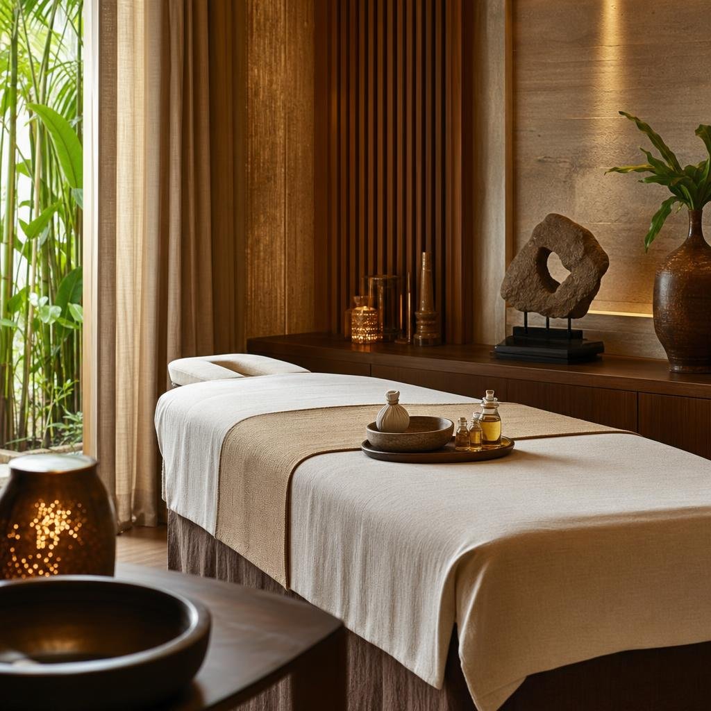AI visual concept for Signature Wellness at Nava Luxury Thai Spa